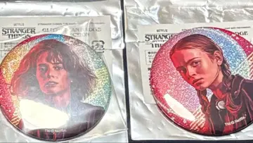 [ 도쿄 코믹콘 한정판 ] 기묘한 이야기 캔뱃지 맥스 로빈