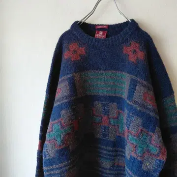 nordstrom 노드스트롬 올 패턴 니트 네이비