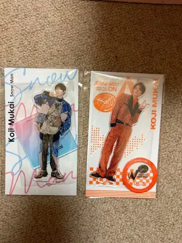 SnowMan 무카이 코지 아크릴 스탠드 fest ON 2점 세트 미개봉