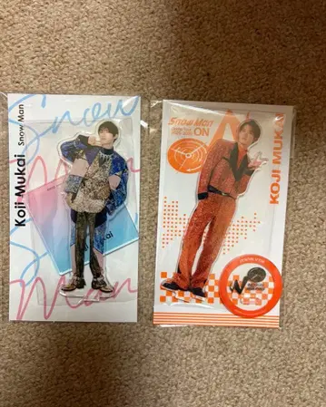 SnowMan 무카이 코지 아크릴 스탠드 fest ON 2점 세트 미개봉