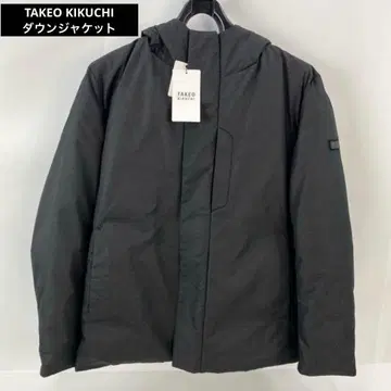 TAKEO KIKUCHI 다운 자켓 M 사이즈 블랙 후드 부착