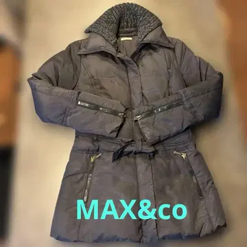 MAX&Co. 블랙 다운 자켓
