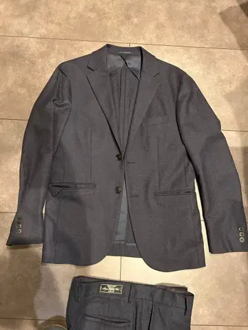 EDIFICE 네이비 셋업