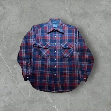 70s pendleton usa제 울 셔츠 좋은 배색