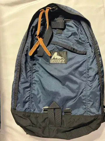 레어 트레이드마크 GREGORY 데이팩 은색 택 네이비 26L