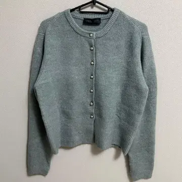 ZARA 자라 볼 버튼 니트 가디건 이번 시즌