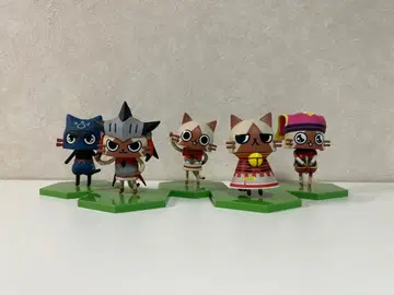 몬헌 아이루 피규어 5체 세트