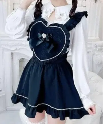 프린세스 멜로디 하트 에이프런 점프 스커트