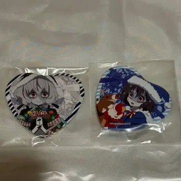 좀비랜드 사가 마치아소비 카페 하트형 캔뱃지