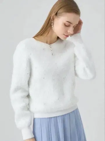 아나이 아이스 크리스탈 자카드 풀오버 38