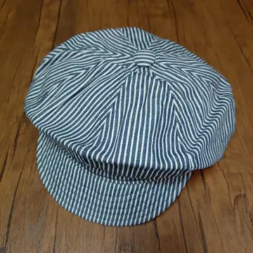 뉴욕 햇 히코리 스트라이프 헌팅 캡 네이비/화이트 L