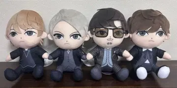 L'Arc~en~Ciel 멤버 좌식 봉제 인형 4종 세트