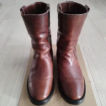 BUTTERO 브라운 가죽 페코스 부츠 MADE IN ITALY