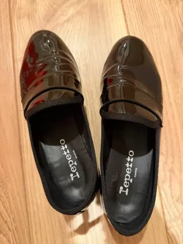 Repetto 블랙 오페라슈즈 마이클 플랫슈즈