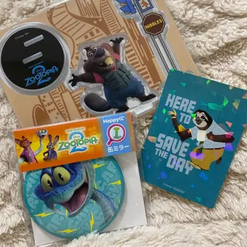 주토피아 니블스 아크릴 스탠드, 게리 캔 거울, 플래시 스티커