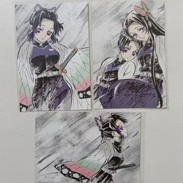 귀멸의 칼날 전집중전 엽서 코쵸우 시노부 코쵸우 카나에