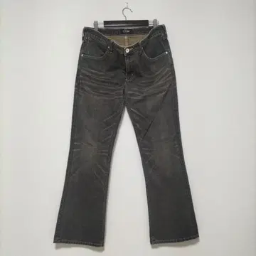 Wrangler 부츠컷 데님 다크 그레이
