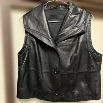 가죽 베스트 사이즈 2 양가죽