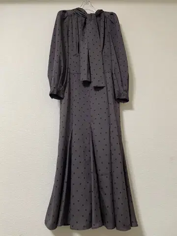 [미사용 새상품] 마이 스트라다 긴팔 도트 원피스