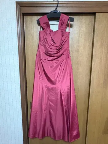 AIMER 스테이지 드레스 13호 와인 레드 (밝은 색)