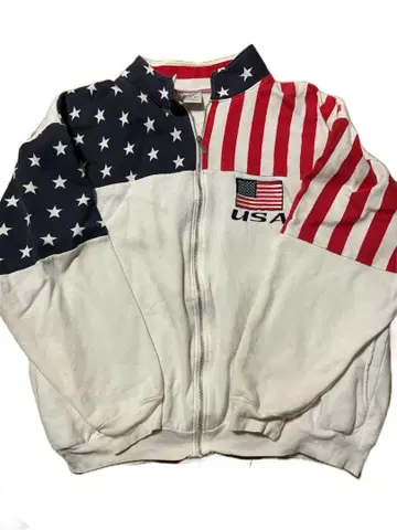 USA 제조 미국 & 마릴린 몬로 풀집업 UP 빈티지 맨투맨