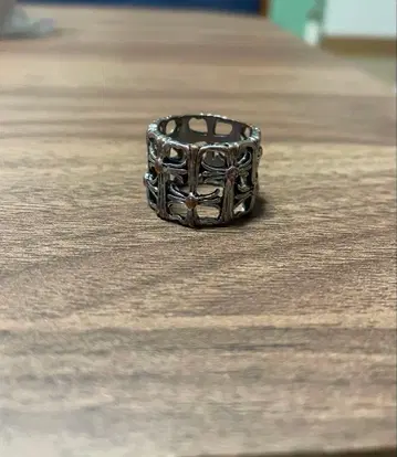 십자가 반지 세메터리 반지 실버 y2k opium