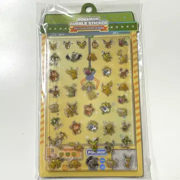 포켓몬 한국 공식 버블 스티커 피카츄