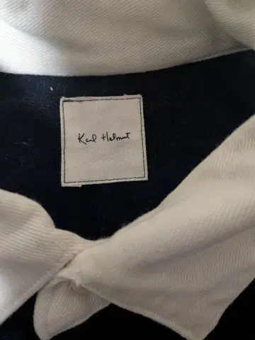 Karl Helmut 네이비/화이트 셔츠