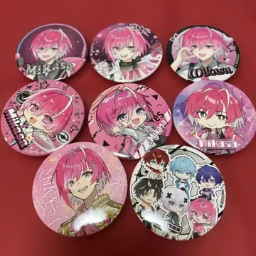 미카사 군 메토라 캔 배지 7개 + 덤 1개