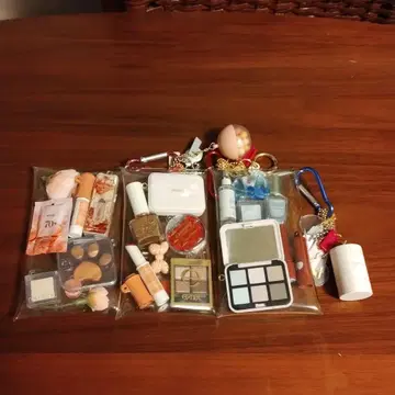 화장품 가챠가챠 파우치 세트