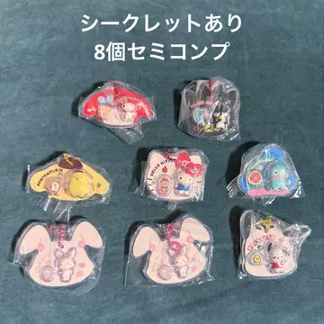 산리오 캐릭터즈 패키지 참 8개 세트 (시크릿 포함)