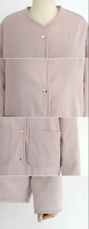 리버서블 프론트 버튼 자켓