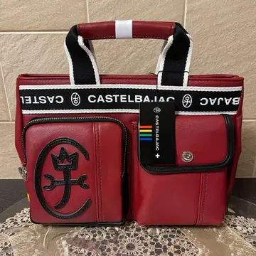 [ 새상품 ] 까스텔바작 미니 토트백 도미네 빨간색 15,400엔