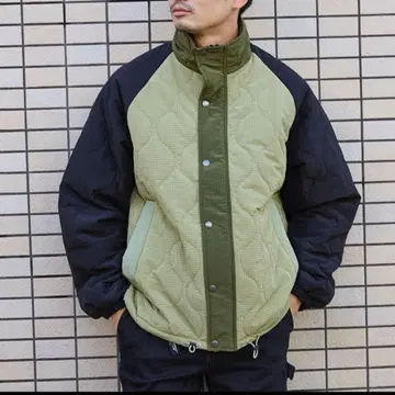 [ 미사용 미개봉 새상품 ] 짐 마스터 아우터 퀼팅 자켓 그린 계열