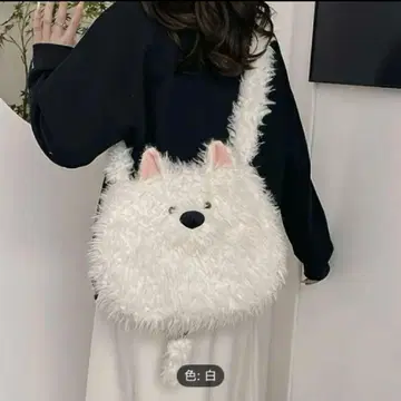 사모예드 숄더백 복슬복슬 백 Samoyed 한정판 선물