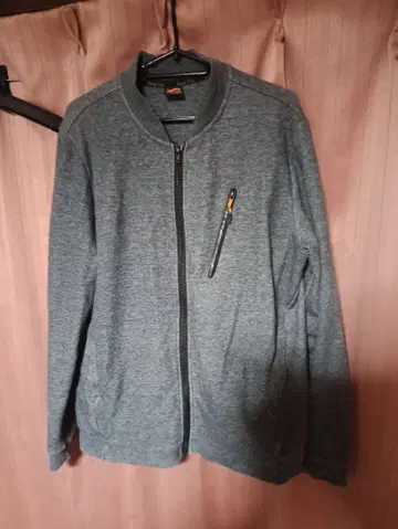 워크맨제 Find-Out 그레이 맨투맨 MA-1형 자켓 L 사이즈