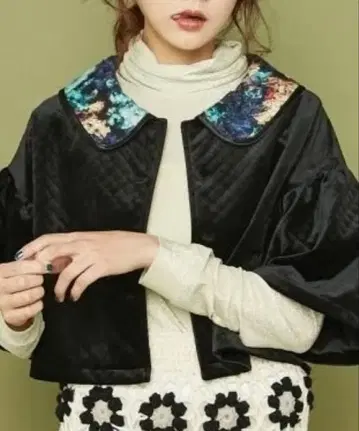 merry jenny 블랙 벨벳 퀼팅