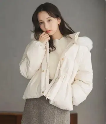 신상 31 Sons de mode 후드 퍼 포함 숏 다운 트란테안