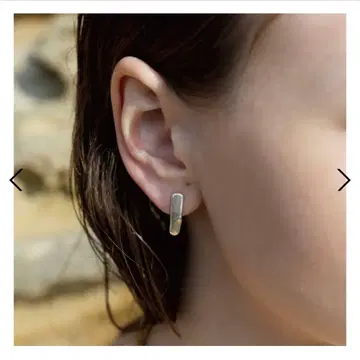 TEN. 텐 후크 귀걸이 실버