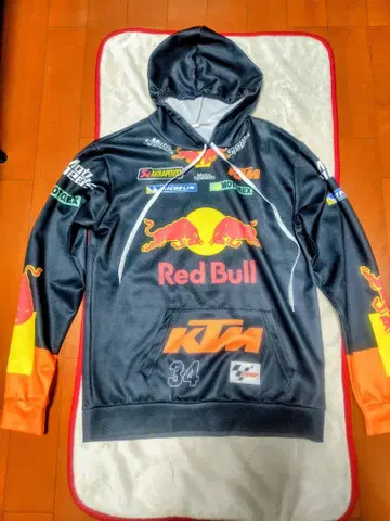 KTM Red Bull 남성용 후드티 M 사이즈