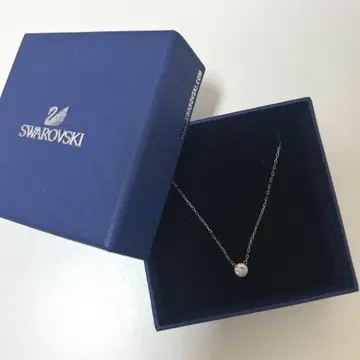 스와로브스키 목걸이 화이트