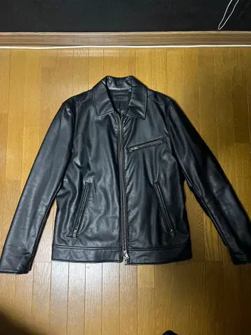 블랙 가죽 자켓 미사용