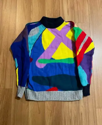 sacai kaws 사카이카우스 울 니트 스웨터 4