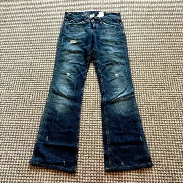 90s LuckaBrand 벨보텀 플레어 데님 y2k