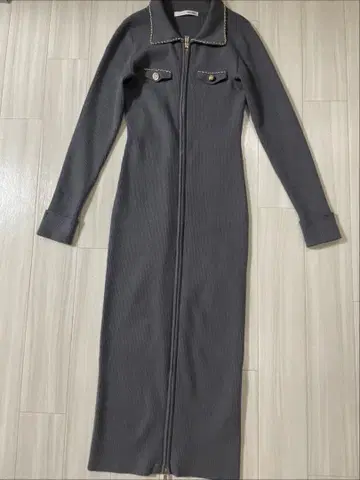 로얄 파티 체인 트리밍 타이트 원피스