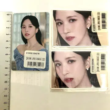 MISAMO 미나 JAPAN SHOWCASE 스티커 FC 복권