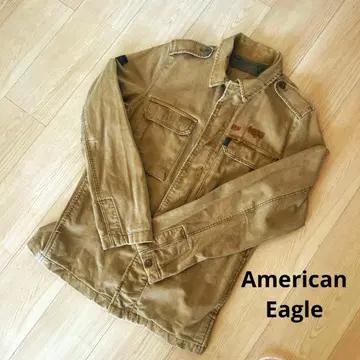 American Eagle 카키 밀리터리 자켓 XS