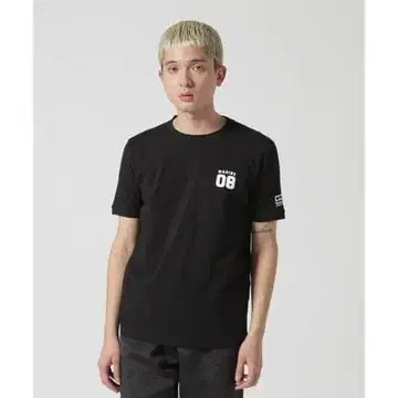 무타 마린 08 블랙 티셔츠