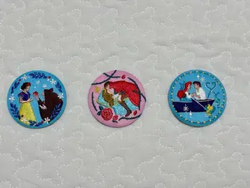 디즈니 자수 캔뱃지