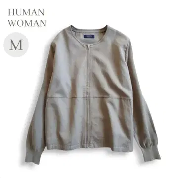 [새상품급] HUMAN WOMAN 휴먼 우먼 블루종 M 베이지